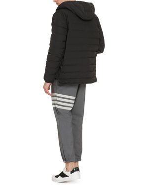 Thom Browne Hooded Down Jacket - Black