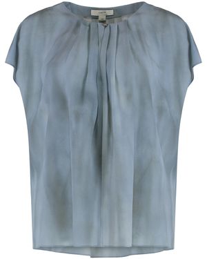 Vince Silk Blouse - Blue