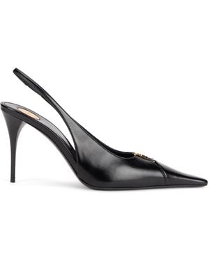 Saint Laurent Décolleté Slingback Babylone Breteuil - Black