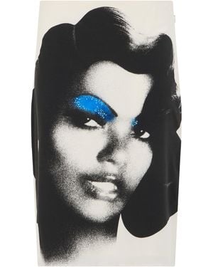 Versace Gonna Pencil Portrait - Black