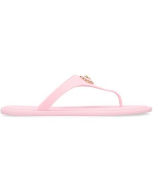 Versace Alia Flat Rubber Sandals - Multicolor