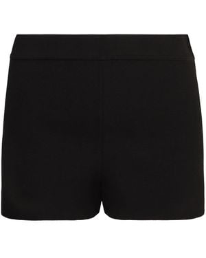 P.A.R.O.S.H. Shorts in maglia - Nero