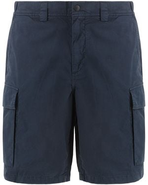 Woolrich Cotton Bermuda Shorts - Blue