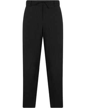 BOSS Trousers With Drawstring - Black