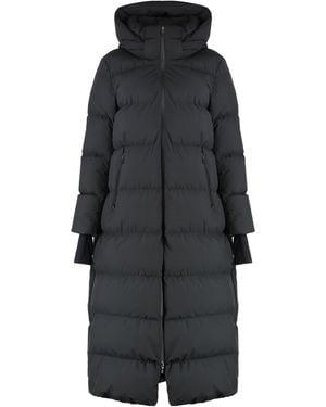 Herno Long Parka With Hood - Black