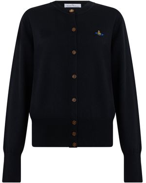Vivienne Westwood Cardigan With Buttons - Black