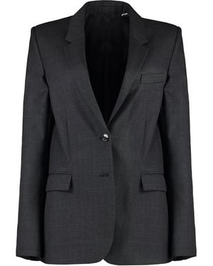 Isabel Marant Lesandre Wool Single-Breasted Blazer - Black