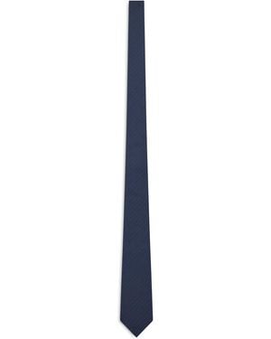 Gucci Cravatta con loghi - Blu