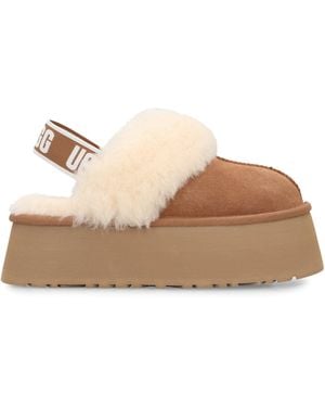 UGG Mules Funkette in suede - Neutro