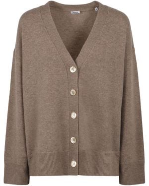 Aspesi V-Neck Cardigan - Brown