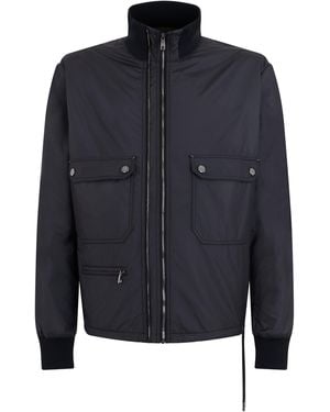 Dolce & Gabbana Bomber Jacket Polyester - Blue