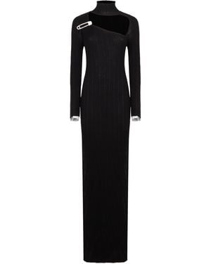 GIUSEPPE DI MORABITO Knitted Long Dress - Black