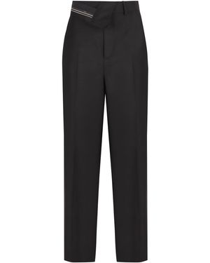Fendi Wool Trousers - Black