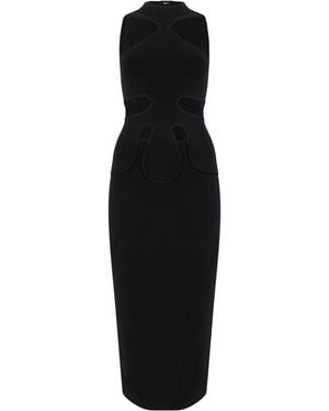 Cult Gaia Midi Dress With Cut-Out Details - Black