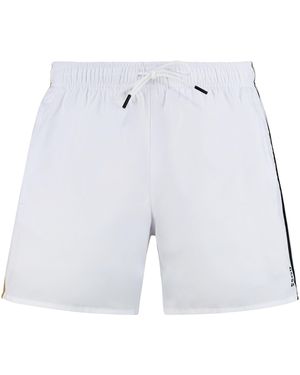 BOSS Shorts da mare corto - Blu