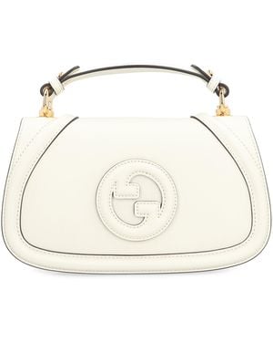 Gucci Small Blondie Leather Handbag - Natural