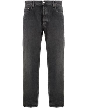 Saint Laurent Mick Straight Leg Jeans - Grey