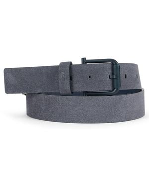 BOSS Suede Leather Belt - Grey