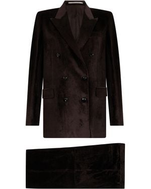 0205 Tagliatore Complete Jacket And Pants - Black