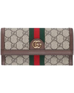 Gucci Ophidia Continental Wallet - Gray