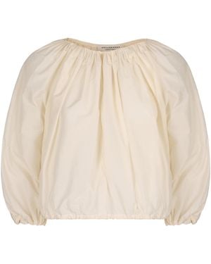 Philosophy Di Lorenzo Serafini Gathered Blouse - Natural