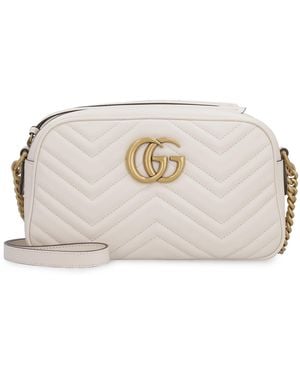 Gucci Borsa a tracolla Marmont in pelle trapuntata - Neutro