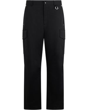 Moncler Stretch Cotton Cargo Trousers - Black