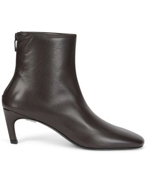 TOTEME Ankle Boots With Heels - Brown