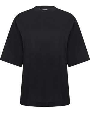 Jacquemus Basic T-Shirt With Short Sleeves - Black