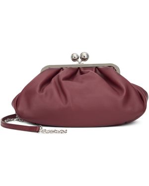 Weekend by Maxmara Clutch With Shoulder Strap - Purple