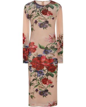 Dolce & Gabbana Abito longuette - Multicolore