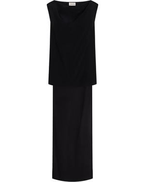 P.A.R.O.S.H. Silk Blouse - Black