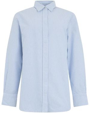 Golden Goose Striped Cotton Shirt - Blue