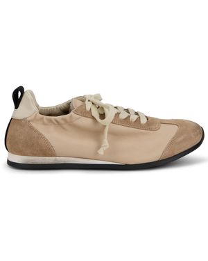 Uma Wang Sneakers Baseball in pelle - Marrone