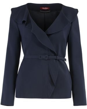 Max Mara Galizia Cady Jacket - Blue