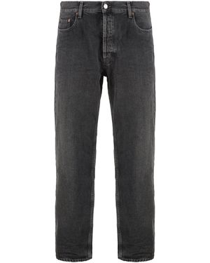 Saint Laurent Mick Straight Leg Jeans - Grey
