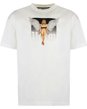 Palm Angels T-shirt con stampa - Bianco