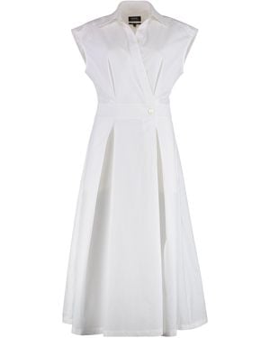 A.P.C. Cotton Poplin Shirtdress - White