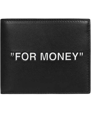 Off-White c/o Virgil Abloh Leather Flap-Over Wallet - Black