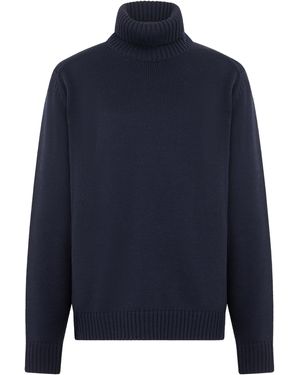 Slowear Maglione con collo alto - Blu