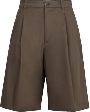 Department 5 Cotton Blend Bermuda Shorts - Gray