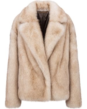 Salvatore Santoro Synthetic Fur Jacket - Natural