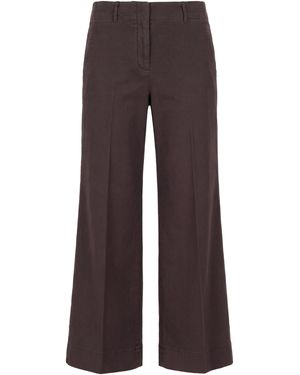 Slowear Loose Cotton Trousers - Brown