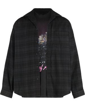Balenciaga Cotton Poplin Shirt - Black