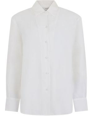 Vince Camicia con bottoni - Bianco