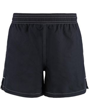 Ami Paris Nylon Swim Shorts - Blue