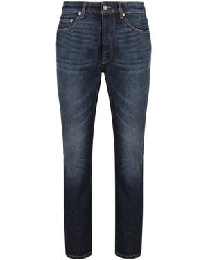 Palm Angels Stretch Cotton Jeans - Blue
