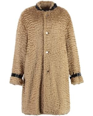 Jil Sander Vegan Fur Coat - Natural