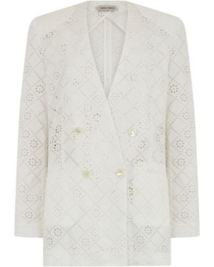 Alberta Ferretti Blazer - White