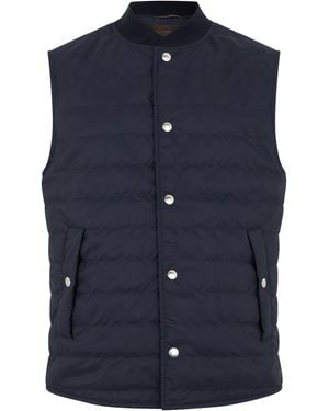 Slowear Padded Vest - Blue